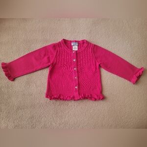 Guess Baby Girl Magenta Sweater Size 18 Months